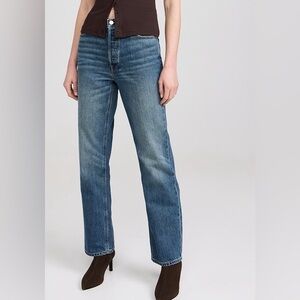 Alex Mill Women's Straight Leg Jeans in Medium Blue